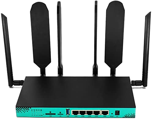 4G LTE-A Cat16 Pro Unlocked Dual-Band OpenWRT Sim Card Router with 5X Carrier Aggregation - Plug and Play Connection on AT&T, T-Mobile, & Verizon