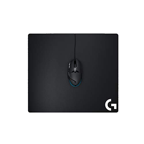 Logitech G PRO X Superlight Wireless Gaming Mouse, Magenta & 40 Cloth Gaming Mouse Pad, Moderate Surface Friction, Consistent Surface Texture, Stable, Rollable - Black