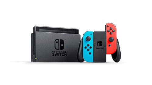 Nintendo Switch w/ Neon Blue & Neon Red Joy-Con + Mario Kart 8 Deluxe (Full Game Download) + 3 Month Nintendo Switch Online Individual Membership