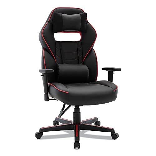 Alera BT-51593RED Racing Style Ergonomic Gaming Chair - Black/Red