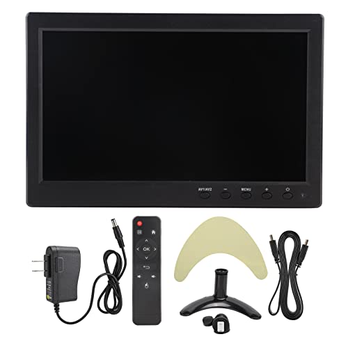 10.1 Inch Screen 16:9 Portable HDMI Monitor Display,Cheap Computer Desktop Laptop Vertical Monitor Screen for Ps4 for Xbox for Raspberry Pi(U.S. regulations, Transl)