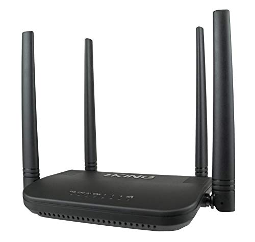 KING KS1000 Swift Range Extender and WiFiMax Router , Black