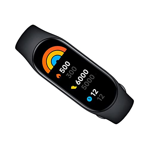 Xiaomi Mi Band 7 Activity Tracker High-Res 1.62" AMOLED Screen, Bluetooth 5.2, 120 Sports Modes, Optical Heart Rate & Blood Oxygen Sensor, 24HR Heart Rate & Sleep Monitor Smart Watch