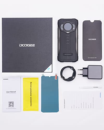 Android 12 Phones Unlocked DOOGEE S98 8GB+256GB 64MP+20MP Night Vision Camera Rugged Smartphone 33W Fast Charge 6000mAh Cell Phone Smart Rear Display Dual SIM 6.3" IP68 Waterproof NFC
