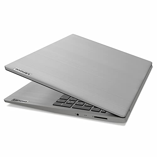 Lenovo IdeaPad 3i 15.6" FHD Laptop, Core i3-1115G4 up to 4.10 GHz, 12GB DDR4 RAM, 256GB PCIe SSD, HDMI, USB, WiFi, Keypad, SD Card Reader, Webcam, FP Reader, Platinum Gray, Win 11
