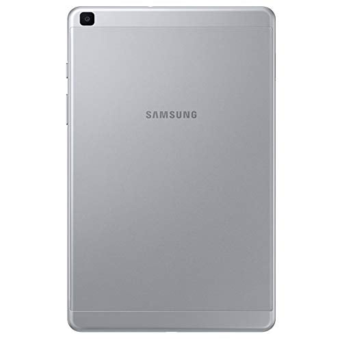 Samsung Galaxy Tab A 8.0" (2019, WiFi + 4G LTE) 32GB, 5100mAh Battery, 4G LTE Tablet GSM Unlocked SM-T295, International Model (32GB + 64GB SD Bundle, Silver)