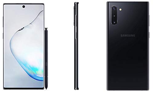 Samsung Galaxy Note 10+ Factory Unlocked Cell Phone with 256 GB (U.S. Warranty), Aura Black/ Note10+ (Renewed)