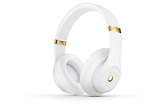 Beats by Dr. Dre Studio 3 Wireless Over-Ear Headphones with Built-in Mic - White (Renewed)