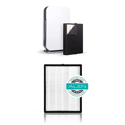 Alen FLEX Air Purifier Bundle Quiet Air Flow for Large Rooms 700 SqFt, Air Cleaner for Dust Pet Dander Pollen Absorbs Cooking Smoke Odors Long Filter Life