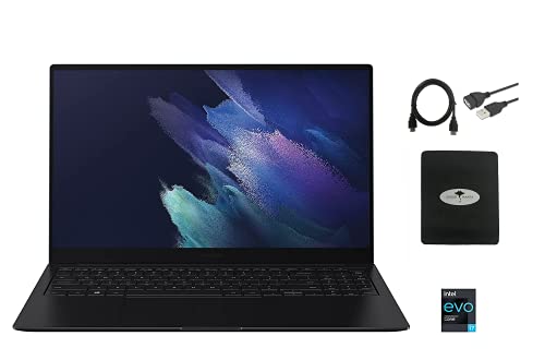 SAMSUNG Galaxy Book Pro 15.6" Laptop Computer, Intel Evo Platform Intel 11th Gen Core i7-1165G7 Up to 4.7 GHz, 16GB RAM, 1TB PCIe SSD, Intel Iris Xe Graphics, Win 10, Mystic Blue w/ Accessories