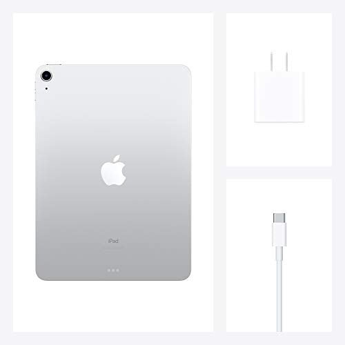 2020 Apple iPad Air (10.9-inch, Wi-Fi, 64GB) - Silver (4th Generation) - AOP3 EVERY THING TECH 