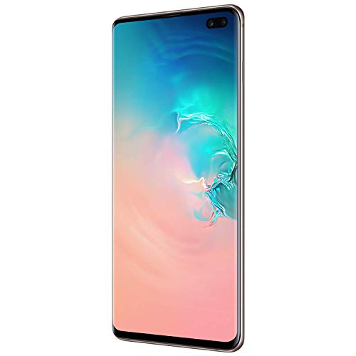 Samsung Galaxy S10+ G975F 512GB Unlocked GSM LTE Phone with Triple 12MP+12MP+16MP Rear Camera (International Variant/US Compatible LTE) - Ceramic White