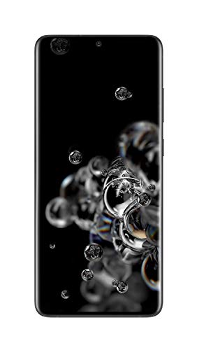 Samsung Galaxy S20 Ultra 5G Factory Unlocked New Android Cell Phone US Version, 128GB of Storage, Fingerprint ID and Facial Recognition, Long-Lasting Battery, Cosmic Black