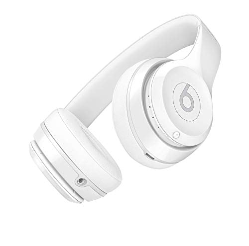 Beats Solo3 Wireless On-Ear Headphones - Apple W1 Headphone Chip, Class 1 Bluetooth, 40 Hours of Listening Time - Gloss White (Previous Model)