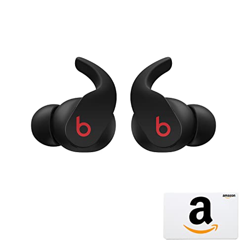 Beats Fit Pro – True Wireless Noise Cancelling Earbuds with $20 Amazon Gift Card - Apple H1 Headphone Chip, Compatible with Apple & Android, Class 1 Bluetooth®, Built-in Microphone – Black