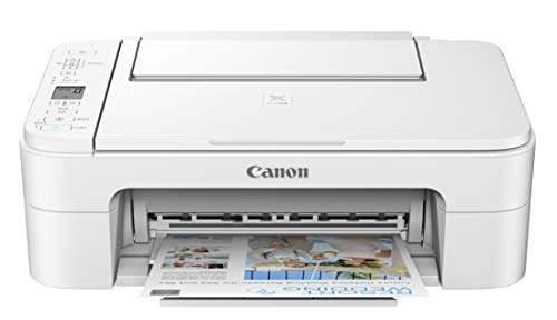 Canon Pixma TS3320 White, Works with Alexa