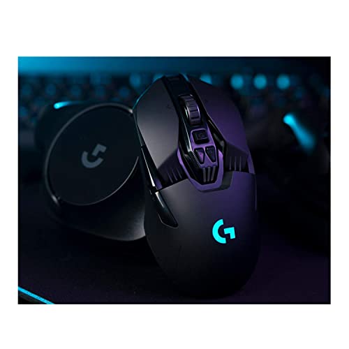Logitech G903 Hero Wireless Gaming Mouse Bundle with G Powerplay Wireless Charging System and 4-Port 3.0 USB Hub (3 Items)