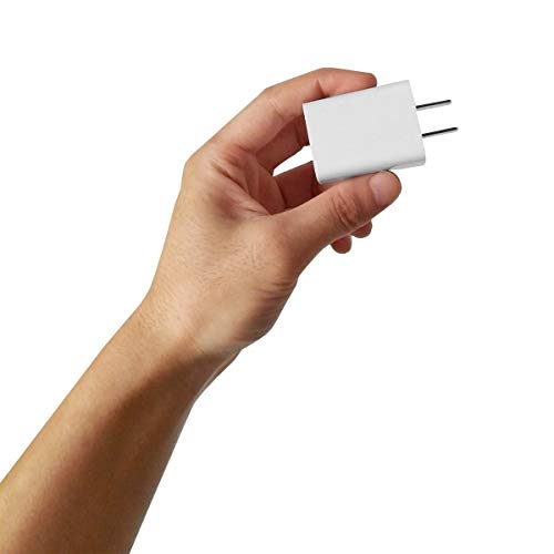 USB Wall Charger FOBSUNLAND ®. USB Wall Plug 5V 2.1A AC Power Adapter Compatible with iPhone,Pad,Samsung,Tablet,Kindle and More (White 2pack)