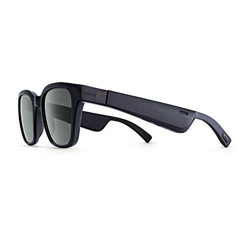 Bose Frames - Audio Sunglasses with Open Ear Headphones, Black, with Bluetooth Connectivity with a Mirrored Silver Replacement Lens