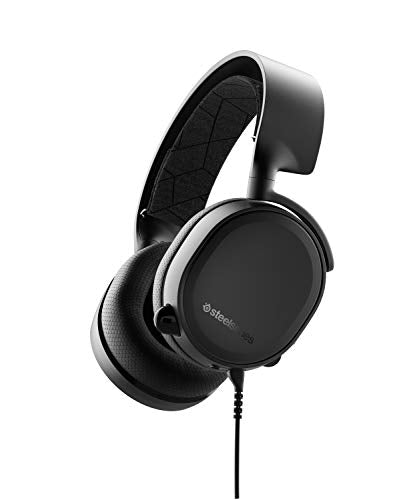 SteelSeries Arctis 3 Console - Stereo Wired Gaming Headset for PlayStation 5 / 4, Xbox Series X|S, Nintendo Switch, VR, Android and iOS - Black