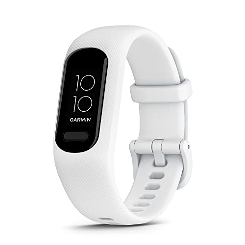 Garmin vívosmart® 5, Fitness Tracker, Long-Lasting Battery, Simple Design, White