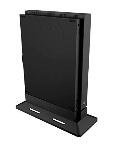 Vertical Cooling Fan Stand for Xbox One X Console, Ventilator Cooler USB Powered Ventilation System and Console Dock, Black (Xbox One X Compatible Only)