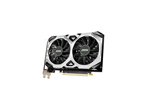 MSI Gaming GeForce GTX 1650 128-Bit HDMI/DP/DVI 4GB GDRR6 HDCP Support DirectX 12 VR Ready OC Graphics Card (GTX 1650 D6 Ventus XS OCV1)