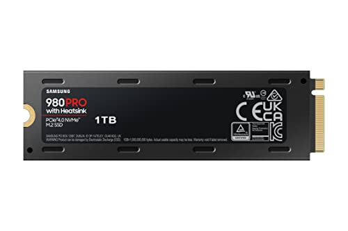 SSD M.2 1TB Samsung 980 PRO Heatsink NVMe PCIe 4.0