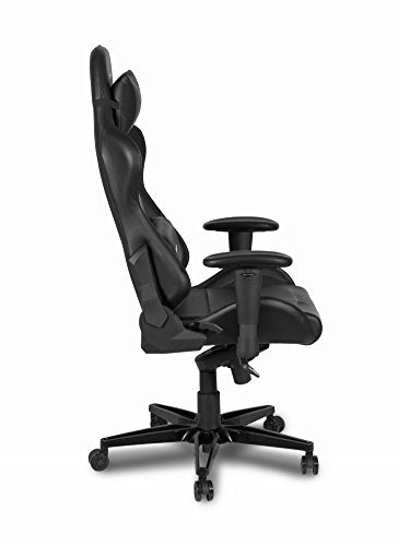 Arozzi - Verona XL Plus Ergonomic Computer Gaming/Office Chair with High Backrest, Recliner, Swivel, Tilt, Rocker, Adjustable Height and Adjustable Lumbar and Neck Support - Black