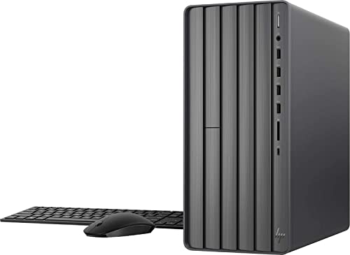 HP Envy Gaming Tower Desktop Computer I 11th Gen Intel 8-Core i7-11700F Processor I 64GB DDR4 2TB SSD + 2TB HDD I Nvidia GeForce GTX 1660 Super 6GB Graphic I USB-C VGA Win11 Black + HDMI Cable