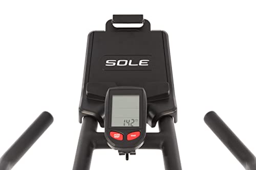 SOLE Fitness SB700 Light Upright Indoor Stationary Bike, Home and Gym Exercise Equipment, Smooth and Quiet, Versatile for Any Workout, Bluetooth and USB Compatible