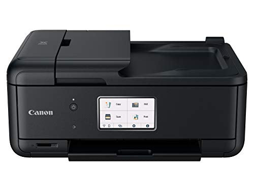 Canon TR8620a All-in-One Printer for Home Office | Copier |Scanner| Fax |Auto Document Feeder | Photo and Document Printing | Airprint (R) and Android Printing, Black