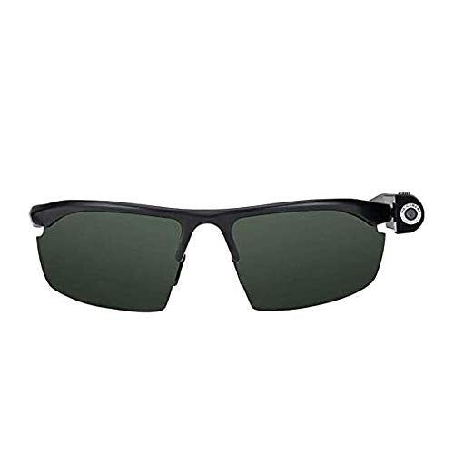 Qin Smart Sunglasses, 720P HD Video Sunglasses Black Sports Glasses Camera with UV Protection Smart Glasses