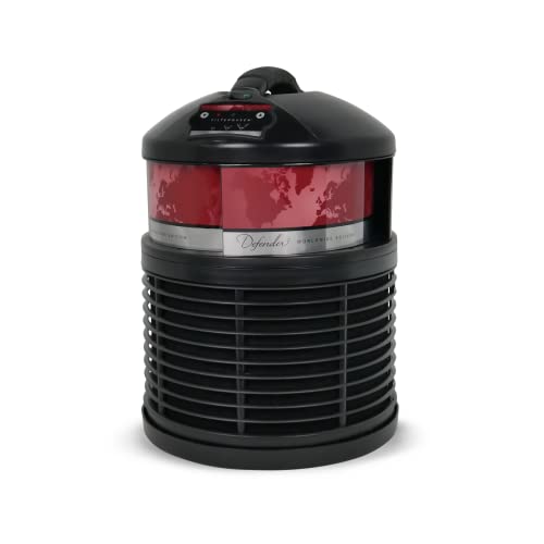 Filter Queen Defender Air Purifier, Red, 3x HEPA, FDA Cleared, Air Purifier For Home, Large Rooms, Pets, Smoke, Mold, Odors