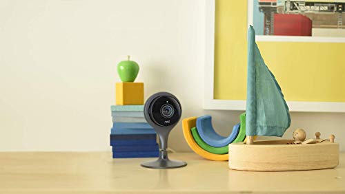 Google - Nest Cam Indoor Security Cameras, 3-Pack - Black (Renewed)