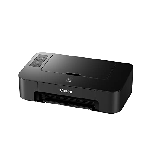 Canon PIXMA TS202 Inkjet Photo Printer, Black, USB Connectivity (USB Cable Not Included)