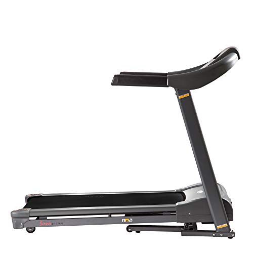 Sunny Health & Fitness T7643 Heavy Duty Walking Treadmill with 350 lb High Weight Capacity, Wide Walking Area and Folding for Storage