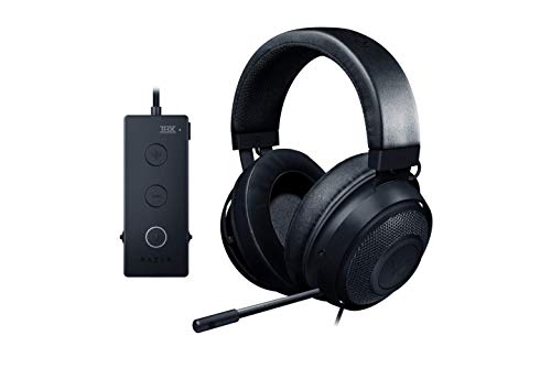 Razer Kraken Tournament Edition THX 7.1 Surround Sound Gaming Headset: Retractable Noise Cancelling Mic - USB DAC -  For PC, PS4, PS5, Nintendo Switch, Xbox One, Xbox Series X & S, Mobile – Black