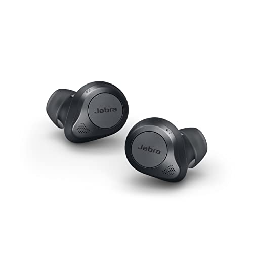 Jabra Elite 85t True Wireless Bluetooth Earbuds – Advanced Noise-Cancelling Earbuds for Calls & Music with Charging Case and 2 Wireless Charging Pads - Grey