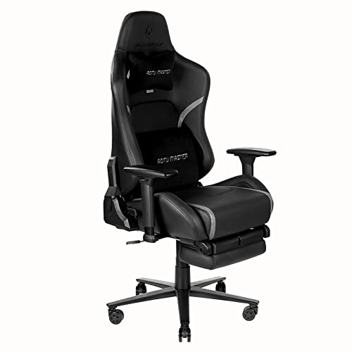 AOTU Gaming Chair Office Chair PC Chair with Footrest, Ergonomic High Backrest and Seat Height Adjustable Swivel Recliner, Video Gaming Chair with Headrest Pillow and Lumbar Support