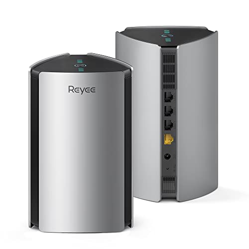 Reyee Whole Home Mesh WiFi System, AX3200 Smart WiFi 6 Router, Covers 4500 Sq. Ft, Connects up to 150 Devices, Replaces Wireless WiFi Routers and Extenders - RG-R6 (2-Pack)