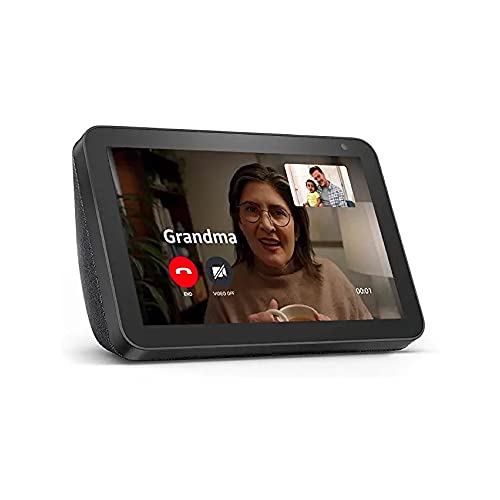 Echo Show 8 (1st Gen, 2019 release) -- HD smart display with Alexa – Unlimited Cloud Photo Storage – Digital Photo Display - Charcoal