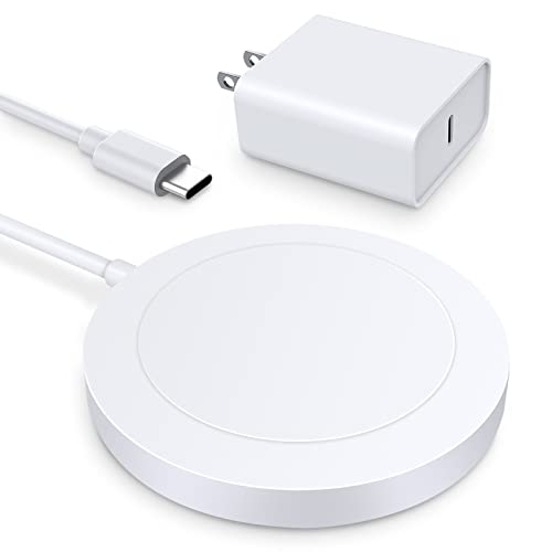 Magnetic Wireless Charger - Magnet Charging Pad Compatible with iPhone 13/13 pro/13 pro max/12/12 mini/12 pro/12 pro max - Mag-Safe Charger for AirPods 3/2/Pro with USB-C 20W PD Adapter