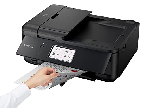 Canon TR8620a All-in-One Printer for Home Office | Copier |Scanner| Fax |Auto Document Feeder | Photo and Document Printing | Airprint (R) and Android Printing, Black