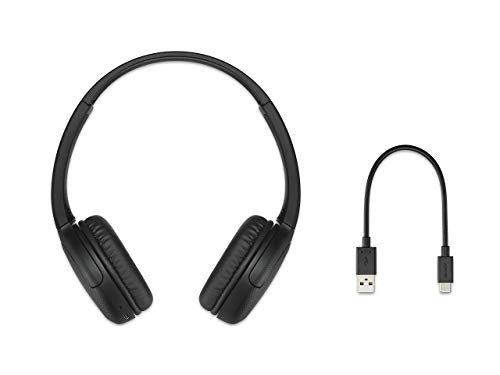 Sony Wireless Headphones WH-CH510: Wireless Bluetooth On-Ear Headset with Mic for Phone-Call, Black