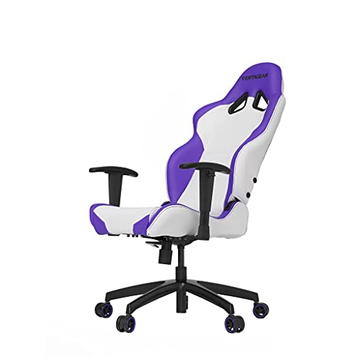 Vertagear S-Line 2000 Racing Series Gaming Chair, Large, White/Purple