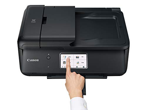 Canon TR8620a All-in-One Printer for Home Office | Copier |Scanner| Fax |Auto Document Feeder | Photo and Document Printing | Airprint (R) and Android Printing, Black