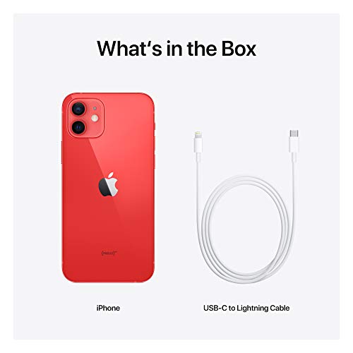 Apple iPhone 12 (64GB, (Product) RED) [Locked] + Carrier Subscription - AOP3 EVERY THING TECH 