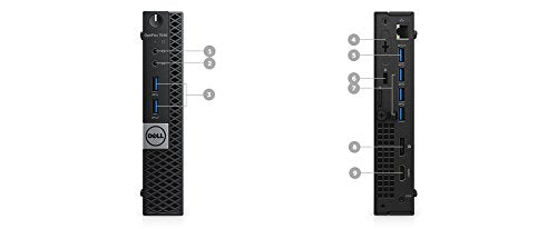 Newest Dell Optiplex 7040 Micro Computer 6th Generation Tower PC (Intel Quad Core i7-6700T, 8GB Ram, 256GB SSD, WiFi, HDMI, Bluetooth) Win 10 Pro (Certified Refurbished)