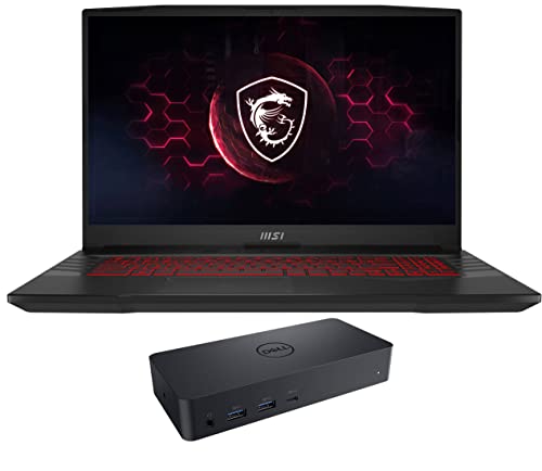 MSI Pulse GL76-17 Gaming & Entertainment Laptop (Intel i7-12700H 14-Core, 64GB RAM, 2x8TB PCIe SSD RAID 1 (8TB), RTX 3070, 17.3" 144Hz Full HD (1920x1080), Win 11 Pro) with D6000 Dock